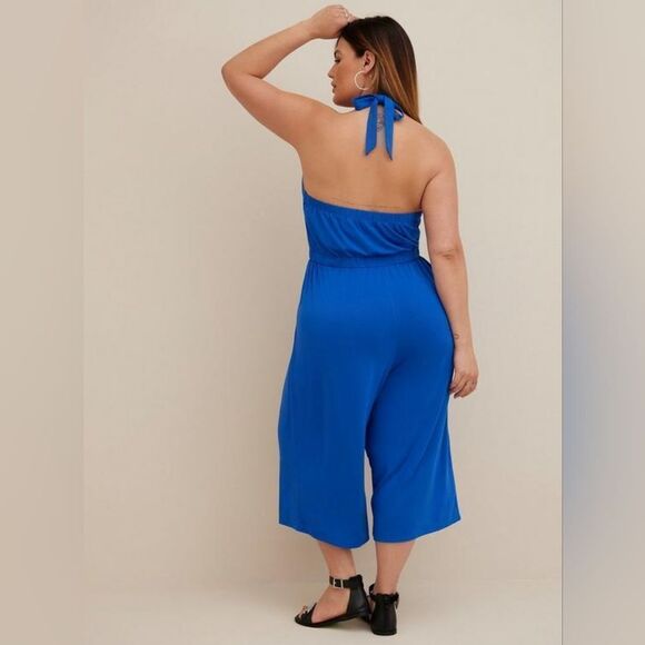Torrid Super Soft Halter Jumpsuit Size 3X-22-24 - Picture 4 of 10